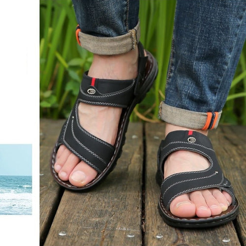 Atmungsaktive Sommersandalen für Herren mit verstellbarem Riemen